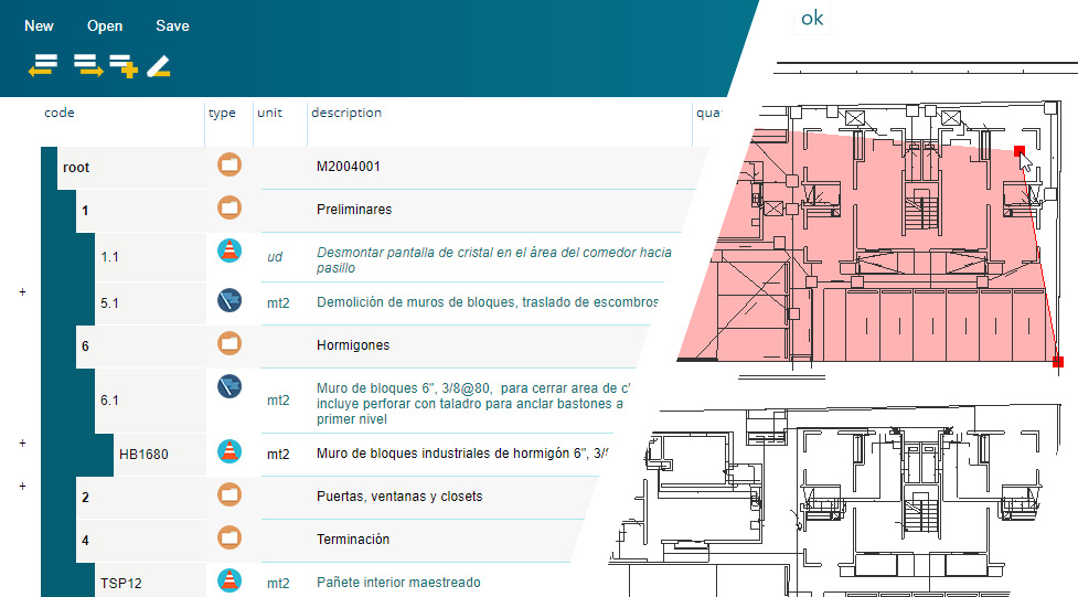 Preefi Budgets Interface